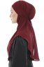 Ebrar - Bordeaux Al Amira Crepe Chiffon Hijab