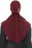 Ebrar - Bordeaux Al Amira Crepe Chiffon Hijab