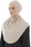 Ebrar - Licht Taupe Al Amira Crepe Chiffon Hijab