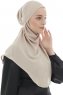 Ebrar - Licht Taupe Al Amira Crepe Chiffon Hijab