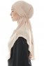 Ebrar - Beige Al Amira Crepe Chiffon Hijab