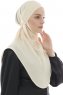 Ebrar - Licht Beige Al Amira Crepe Chiffon Hijab