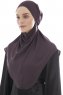 Ebrar - Purper Al Amira Crepe Chiffon Hijab