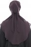Ebrar - Purper Al Amira Crepe Chiffon Hijab
