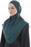 Ebrar - Donkergroen Al Amira Crepe Chiffon Hijab