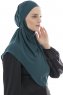 Ebrar - Donkergroen Al Amira Crepe Chiffon Hijab