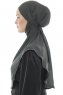 Ebrar - Khaki Al Amira Crepe Chiffon Hijab