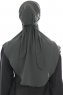 Ebrar - Khaki Al Amira Crepe Chiffon Hijab