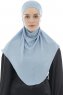 Ebrar - Lichtblauw Al Amira Crepe Chiffon Hijab