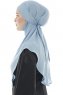 Ebrar - Lichtblauw Al Amira Crepe Chiffon Hijab