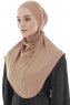 Ebrar - Gold Al Amira Crepe Chiffon Hijab