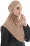 Ebrar - Gold Al Amira Crepe Chiffon Hijab