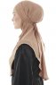 Ebrar - Gold Al Amira Crepe Chiffon Hijab