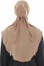 Ebrar - Gold Al Amira Crepe Chiffon Hijab