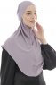 Ebrar - Steen Grijs Al Amira Crepe Chiffon Hijab