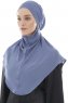 Ebrar - Indigo Al Amira Crepe Chiffon Hijab