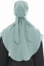 Ebrar - Mint Al Amira Crepe Chiffon Hijab