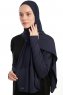 Azize - Marineblauw Pro Scarf Sport Hijab Set