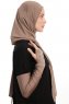 Azize - Donker Taupe Pro Scarf Sport Hijab Set