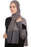 Azize - Donker Grijs Pro Scarf Sport Hijab Set