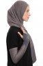 Azize - Donker Grijs Pro Scarf Sport Hijab Set