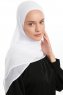 Eylem - Wit One Piece Chiffon Hijab