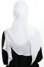 Eylem - Wit One Piece Chiffon Hijab