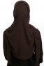 Eylem - Bruin One Piece Chiffon Hijab