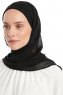 Sahar - Zwart One Piece Chiffon Hijab