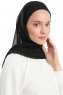 Sahar - Zwart One Piece Chiffon Hijab