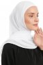 Sahar - Wit One Piece Chiffon Hijab