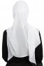 Sahar - Wit One Piece Chiffon Hijab