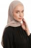 Sahar - Licht Taupe One Piece Chiffon Hijab