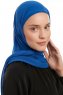 Sahar - Blauw One Piece Chiffon Hijab