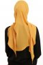 Sahar - Mosterd One Piece Chiffon Hijab