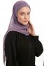 Sahar - Donkerpaars One Piece Chiffon Hijab