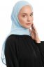 Sahar - Lichtblauw One Piece Chiffon Hijab