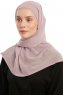 Sahar - Purper One Piece Chiffon Hijab