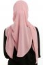 Sahar - Donker Roze One Piece Chiffon Hijab