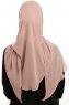 Sahar - Licht Zalm One Piece Chiffon Hijab