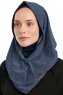 Taliah - Marineblauw One Piece Hijab