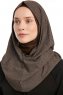 Taliah - Bruin One Piece Hijab