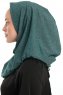 Taliah - Donkergroen One Piece Hijab
