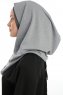 Taliah - Lichtgrijs One Piece Hijab