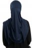 Vesile - Marineblauw One-Piece Hijab