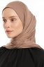 Vesile - Donker Taupe One-Piece Hijab