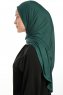 Vesile - Donkergroen One-Piece Hijab