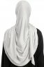 Vesile - Lichtgrijs One-Piece Hijab