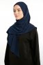 Nermin - Marineblauw Sandy Scarfs Hijab