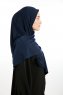 Nermin - Marineblauw Sandy Scarfs Hijab